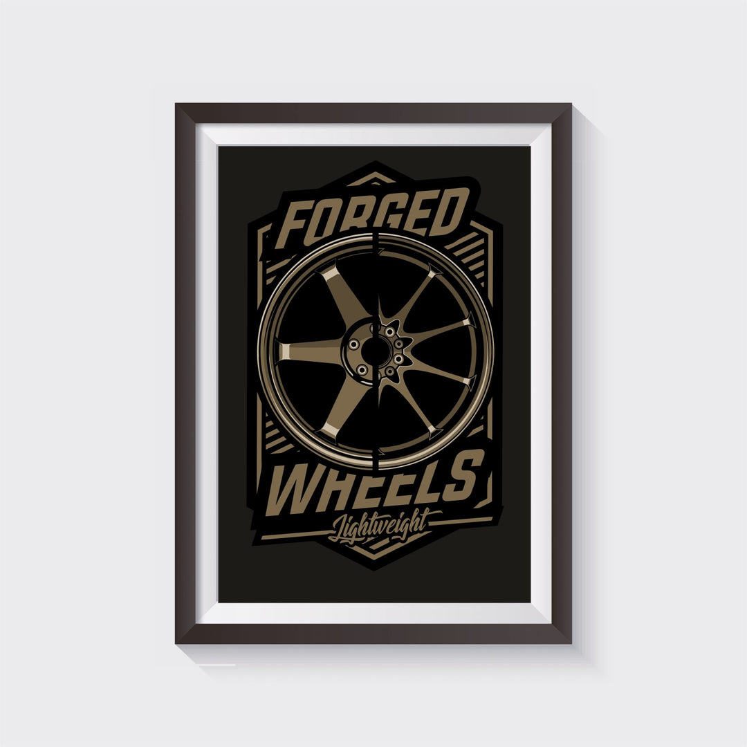 Forged Wheels Poster - Strictly Static