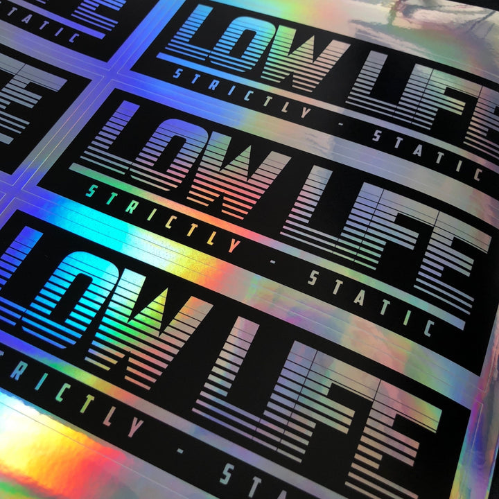 Low Life Oil Slick Decal - Strictly Static