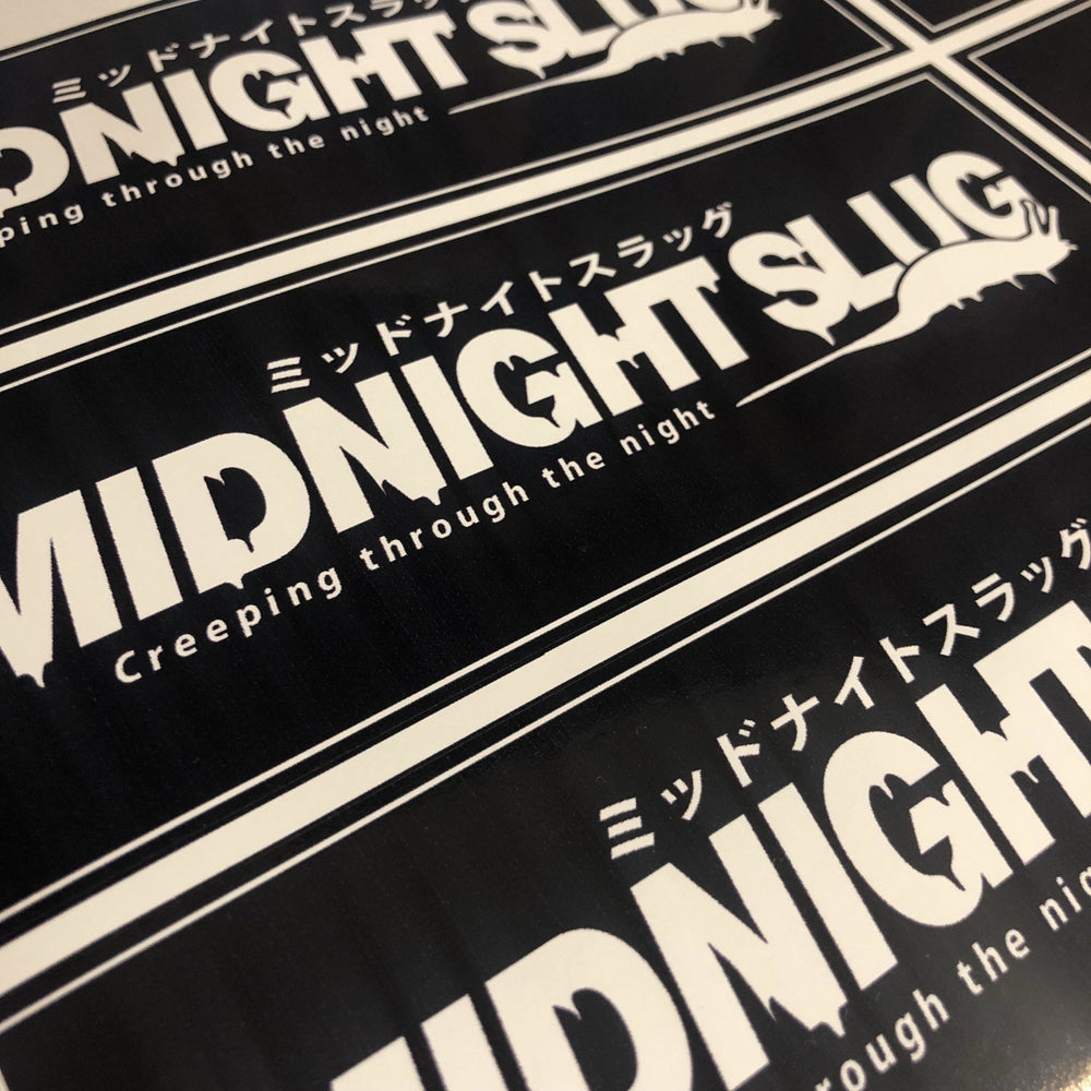 Midnight Slug Creeping Through The Night Decal - Strictly Static