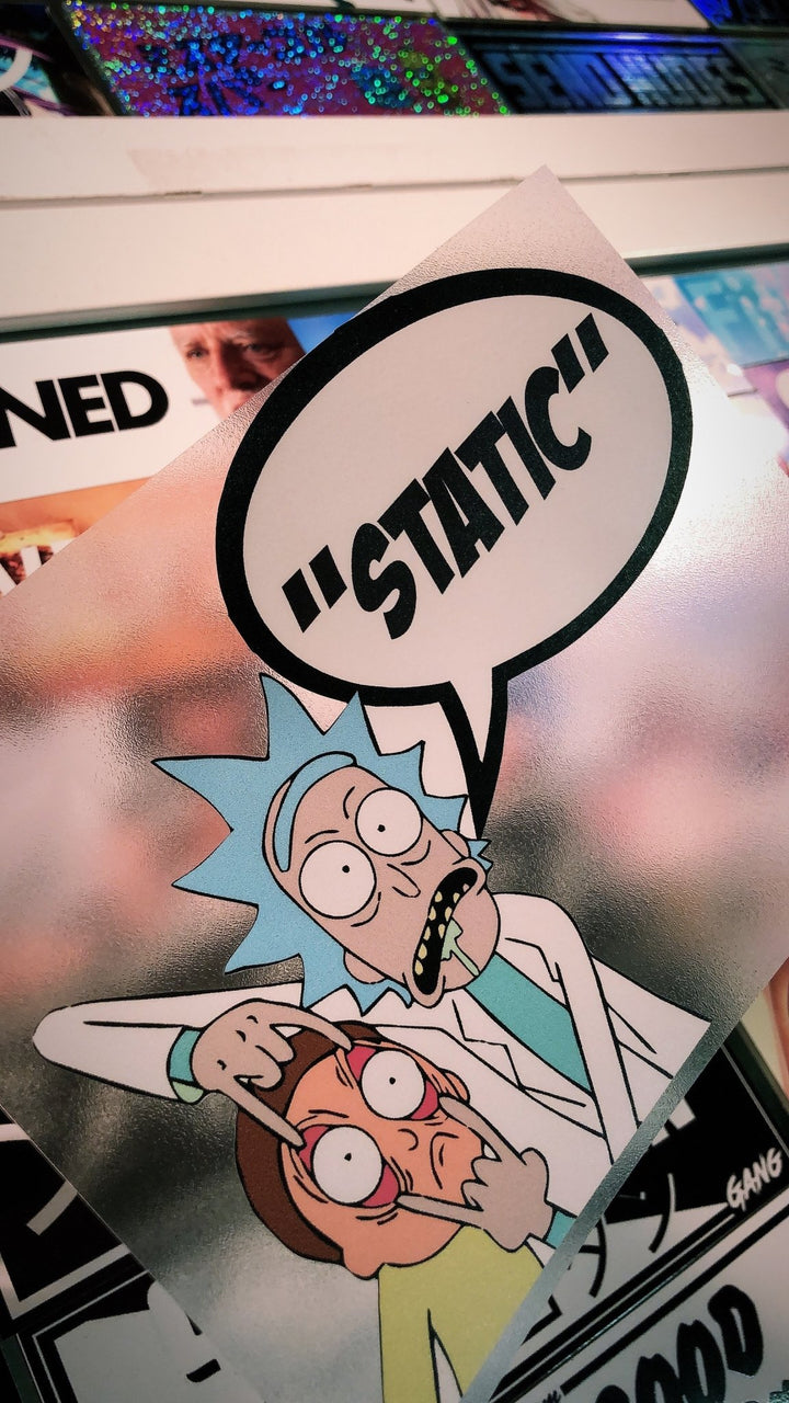 Rick & Morty Decal - Strictly Static