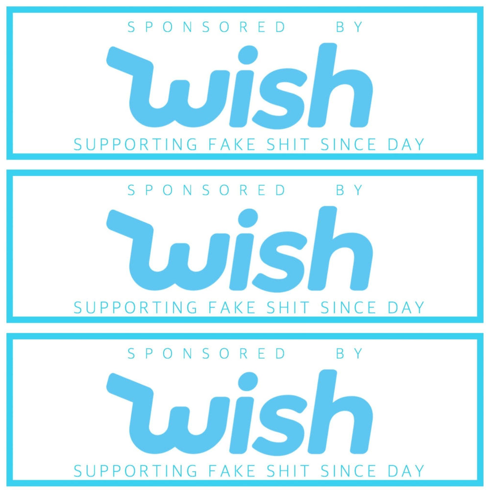 Sponsored by wish Decal - Strictly Static