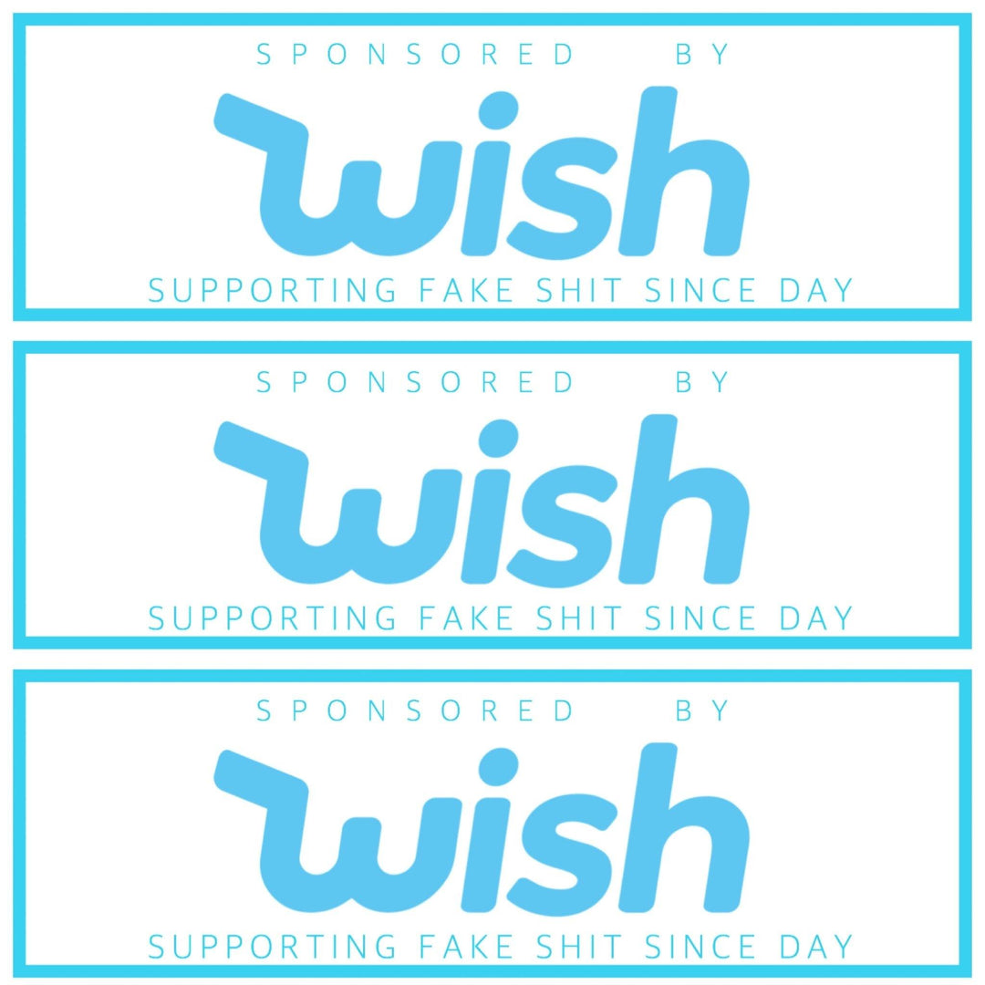 Sponsored by wish Decal - Strictly Static