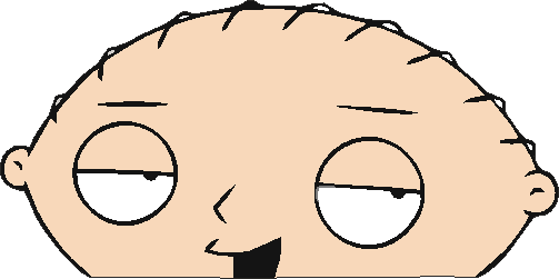 STEWIE PEEKING (FAMILY GUY) Decal - Strictly Static