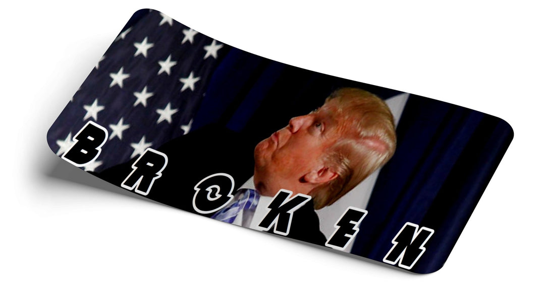 Trump "Broken" Decal - Strictly Static